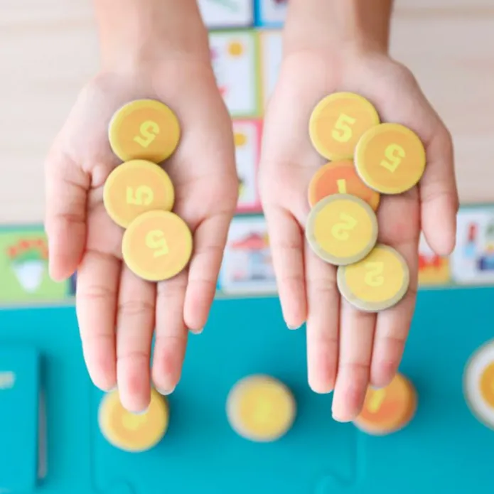 Juego para aprender a comprar P`tit Market - Djeco