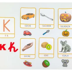 Juego para clasificar sonidos o letras - Con miniaturas y alfabetos Montessori