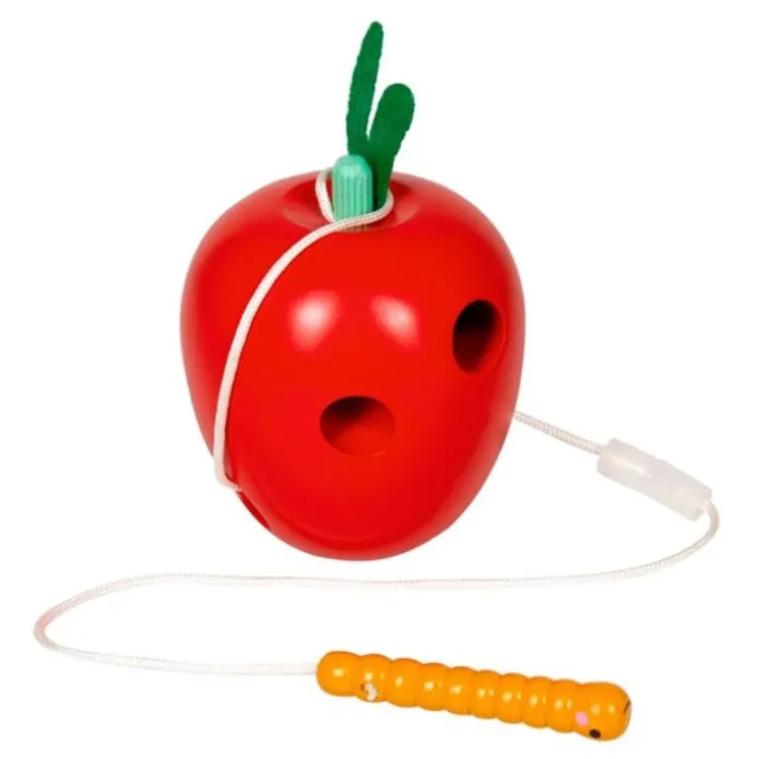 Juego para ensartar gusano en la manzana - Spiegelburg