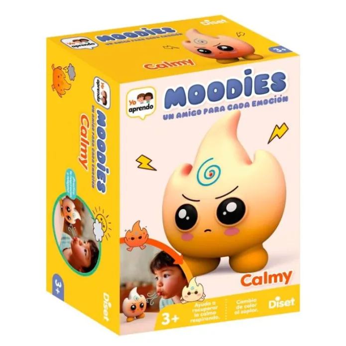 Juguete interactivo emociones Moodies Calmy - Diset