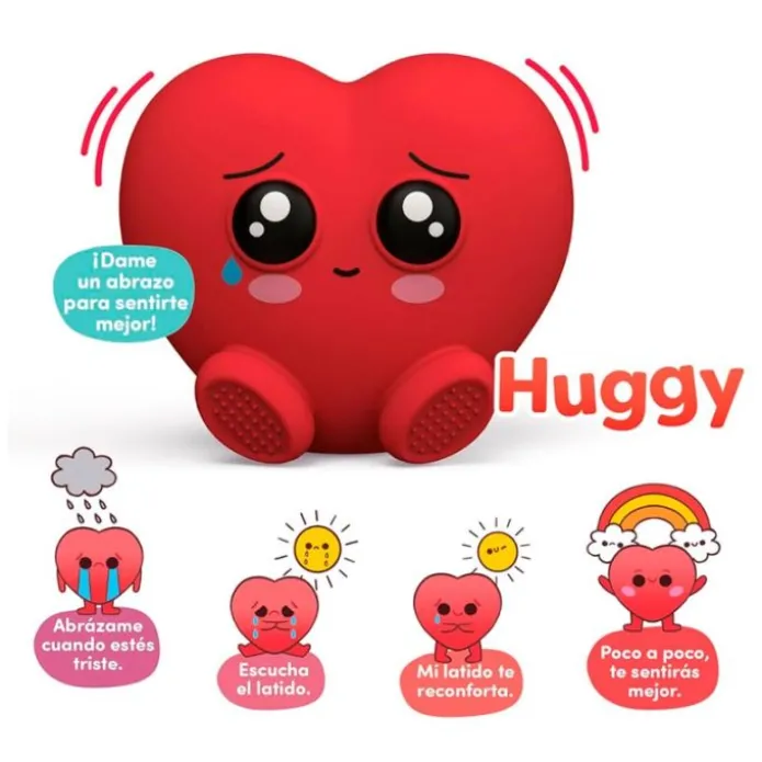 Juguete interactivo emociones Moodies Huggy - Diset