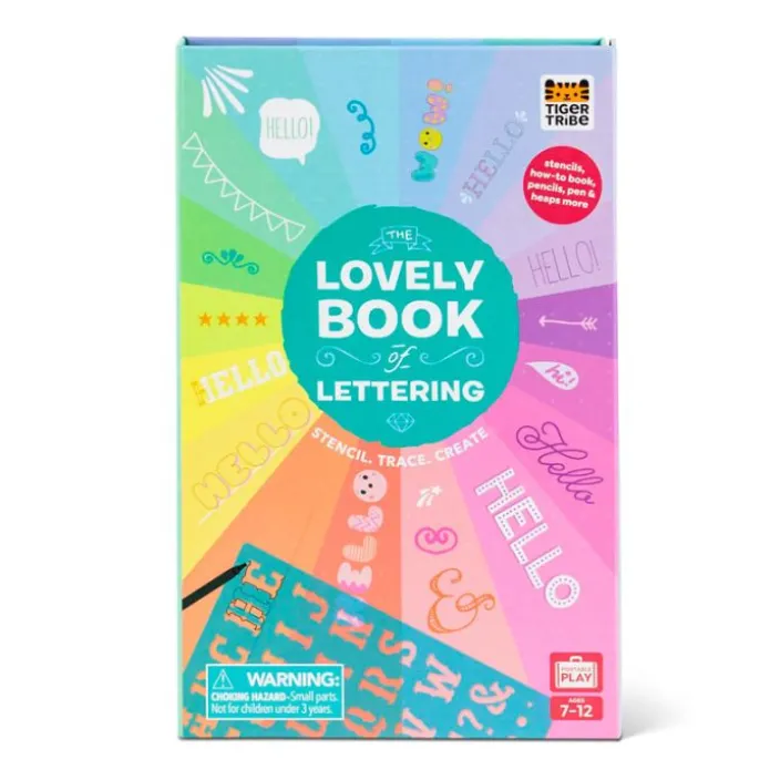 Kit creativo Lovely book of lettering escritura - Tiger Tribe