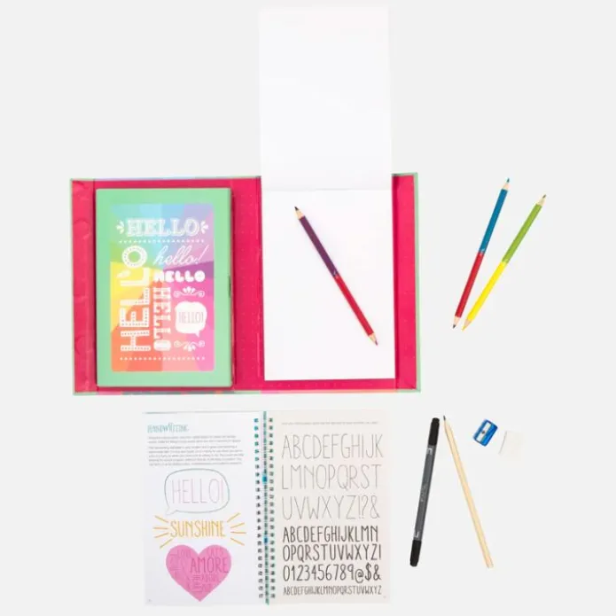 Kit creativo Lovely book of lettering escritura - Tiger Tribe