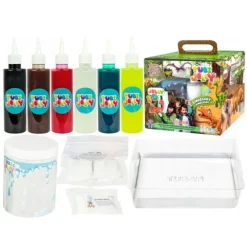 Kit gelatina 3D Tubi Jelly Dinosaurios con acuario - Tuban