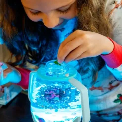 Kit jarra sensorial con luces Bola de nieve Navidad - GloPals