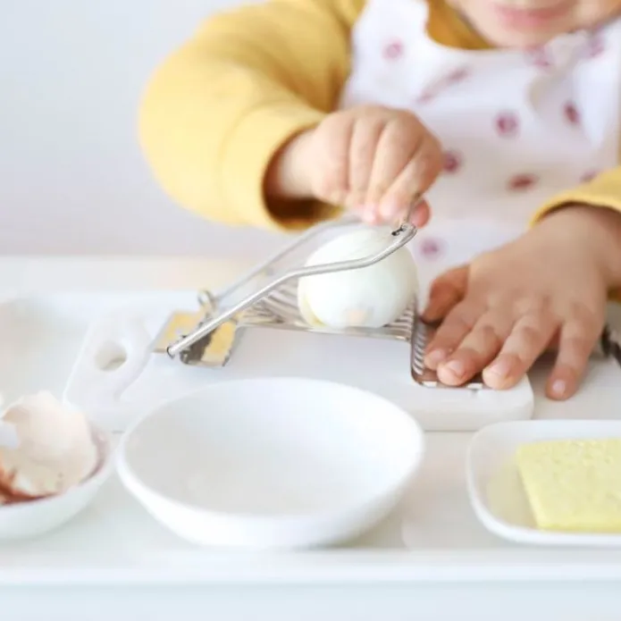 Kit para cortar y pelar huevos - Montessori