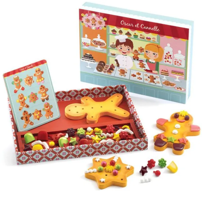 Kit pastelería de madera Oscar & Cannelle galletas Navidad - Djeco