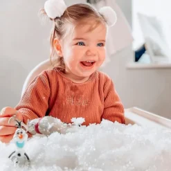 Kit sensorial invierno con nieve artificial, bandeja y animales - Zimpli Kids
