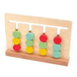 Laberinto de madera para emparejar formas y colores - Andreu Toys