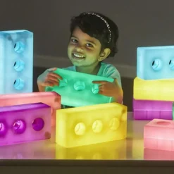 Ladrillos de construcción de colores con luz (12) - TTS