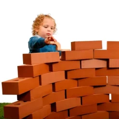Ladrillos de construcción grandes de goma (50) - Playlearn