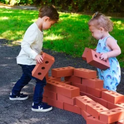 Ladrillos de construcción grandes de goma (25) - Playlearn