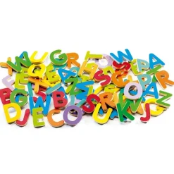 Letras abecedario mayúsculas magnéticas de madera - Djeco