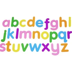 Letras abecedario minúsculas de colores acrílicas (26) - TickiT