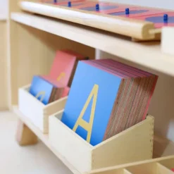 Letras de lija alfabeto minúsculas cursiva - Montessori