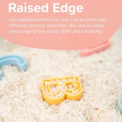 Letras minúsculas rellenables de silicona para bandeja Play Tray (26) - Inspire My Play