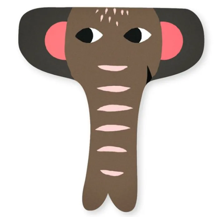Letra T de madera elefante - Vilac