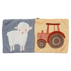 Librito de tela con anilla Pequeña Granja - Little Dutch