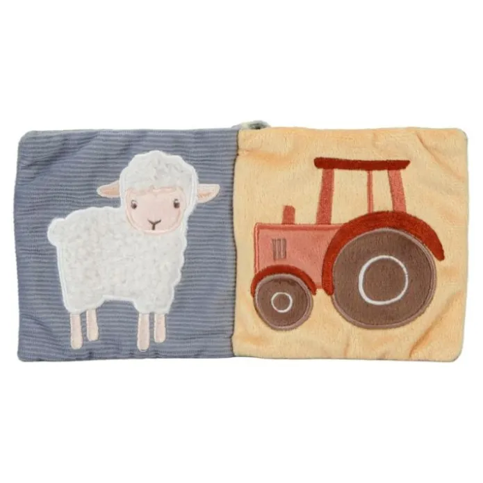 Librito de tela con anilla Pequeña Granja - Little Dutch