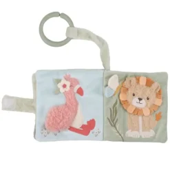 Librito de tela con anilla Safari Friends - Little Dutch