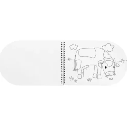Libro con pincel y acuarelas Pequeña Granja - Little Dutch