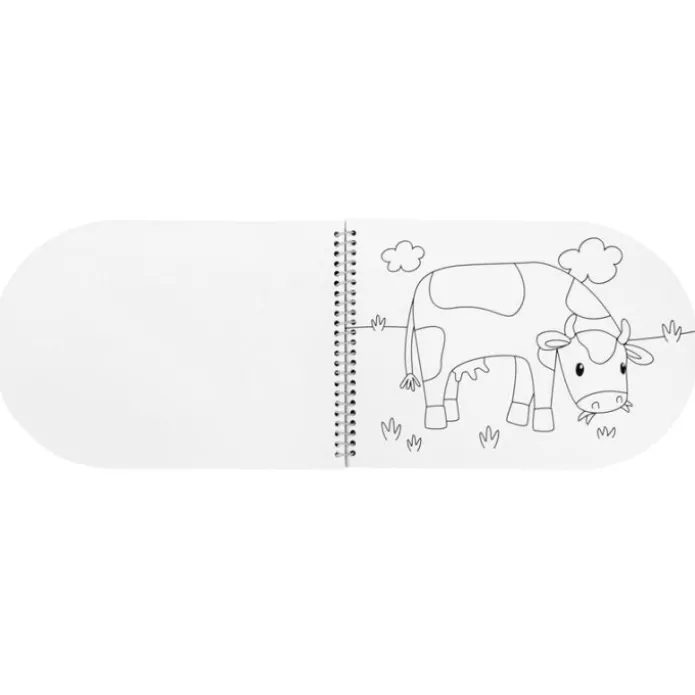 Libro con pincel y acuarelas Pequeña Granja - Little Dutch
