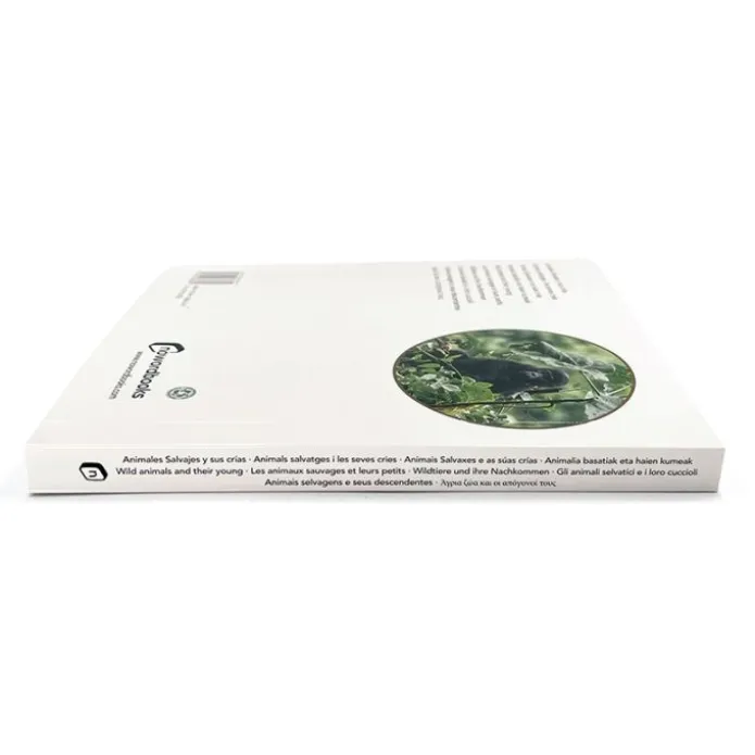 Libro de fotografías Animales salvajes y sus crías - Nowordbooks