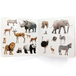 Libro de fotografías Animales salvajes y sus crías - Nowordbooks