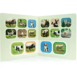Libro de fotografías Busca y encuentra Animales de la granja - Nowordbooks
