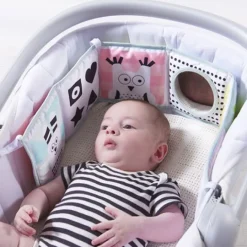 Libro de tela grande reversible para cuna con velcro - Taf Toys