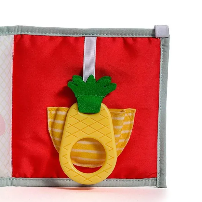 Libro de tela grande reversible para cuna con velcro - Taf Toys