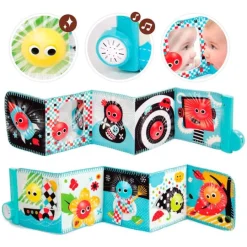Libro de tela grande sensorial con luces y sonidos - Yookidoo