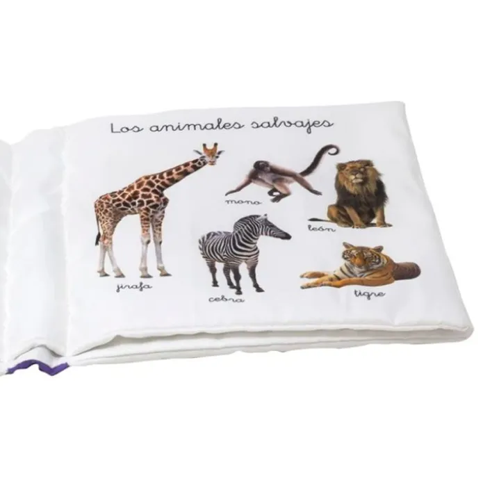 Libro de tela Los animales - Mi primera biblioteca Montessori