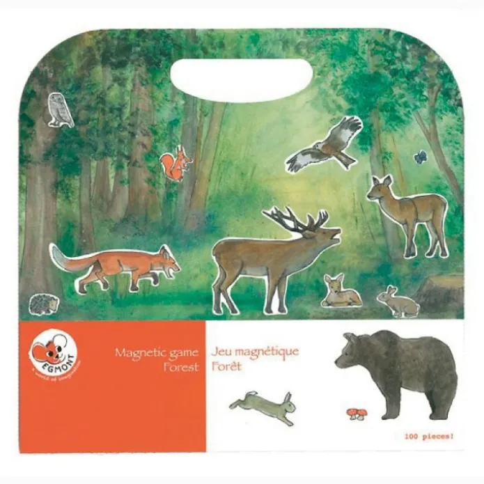 Libro escenario magnético Bosque - Egmont