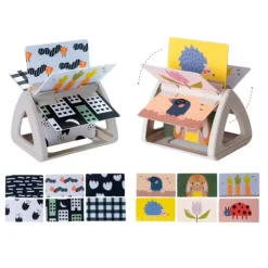 Libro giratorio para tummy time - Taf Toys