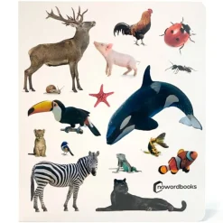 Libro grande de fotografías ¡Animales! - Nowordbooks