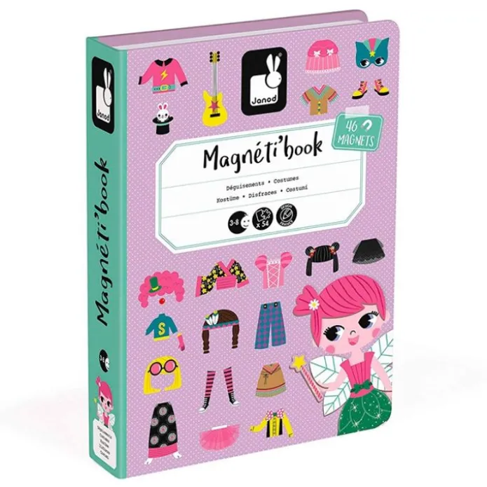 Libro magnético disfraces chica - Janod