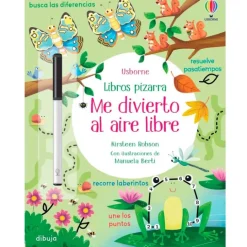 Libro pizarra Me divierto al aire libre - Usborne