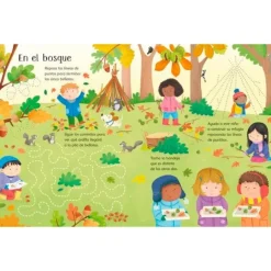 Libro pizarra Me divierto en otoño - Usborne