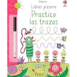 Libro pizarra Practico los trazos - Usborne