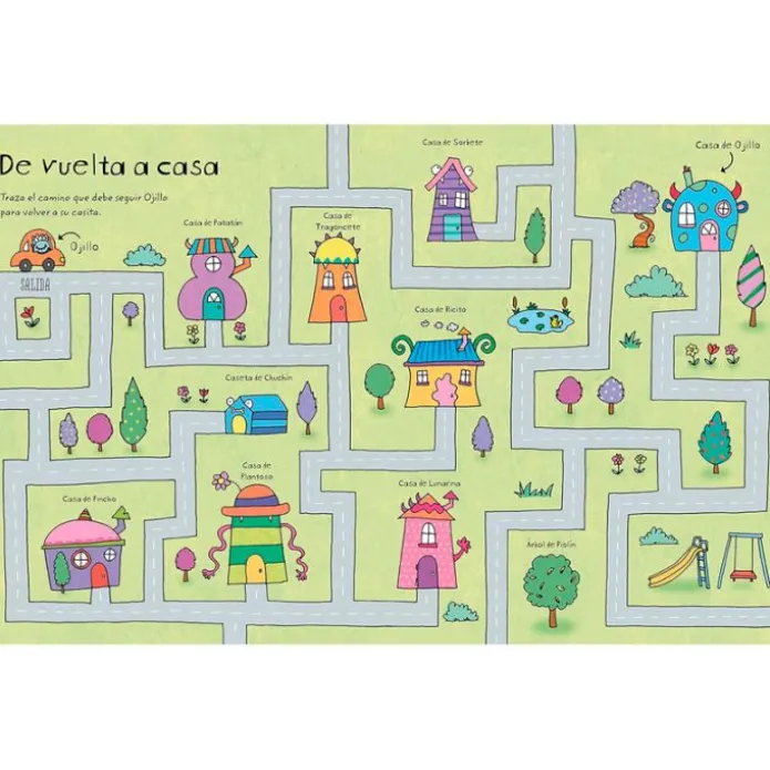 Libro pizarra Practico los trazos - Usborne