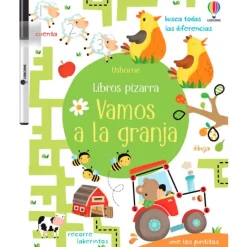 Libro pizarra Vamos a la granja - Usborne
