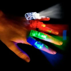 Linternas de dedo sensoriales con luces de colores (12) - Playlearn