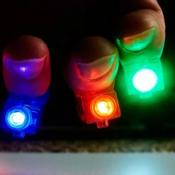 Linternas de dedo sensoriales con luces de colores (12) - Playlearn