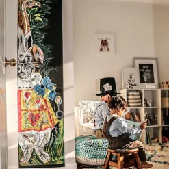 Lámina de pizarra adhesiva con tizas sin polvo - Jaq Jaq Bird