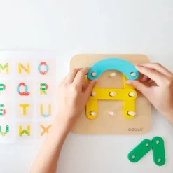 Láminas para completar con piezas de colores - Goula