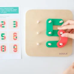 Láminas para completar con piezas de colores - Goula