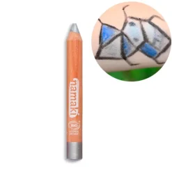 Lápiz de maquillaje para cara y cuerpo plata - Namaki