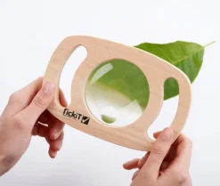 Lupa de madera con mangos 18 cm - TickiT