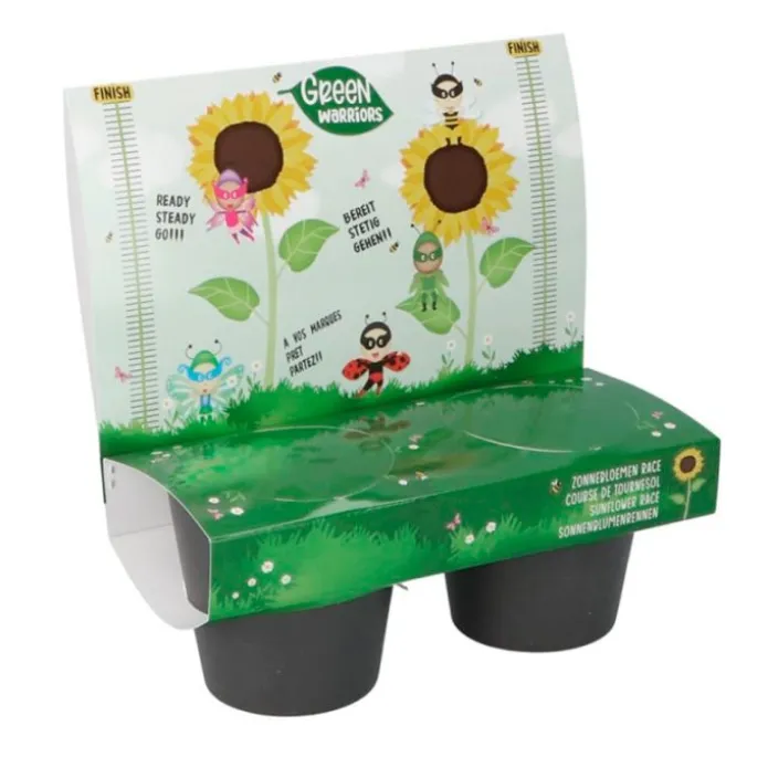 Maceteros y semillas de girasol (2) - Green Warriors